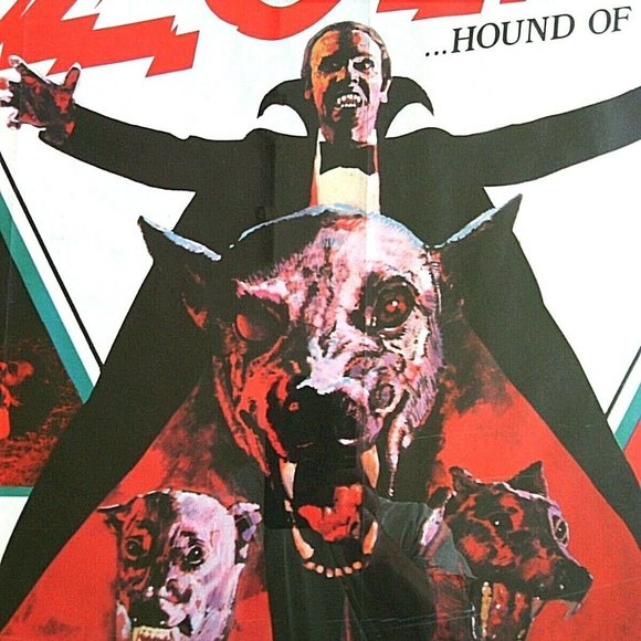 Horror Film Movie Poster Zoltan Hound of Dracula Original 1978 Dogs EMI Posters - Picture 3 of 16